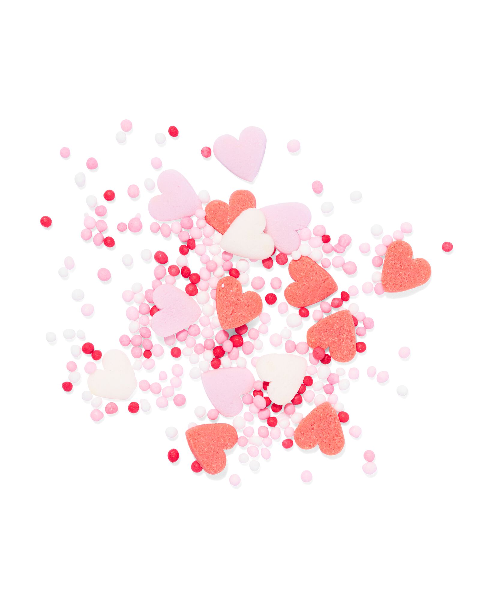 kit de d&eacute;coration comestible perles de sucre et coeurs - 10280047 - HEMA