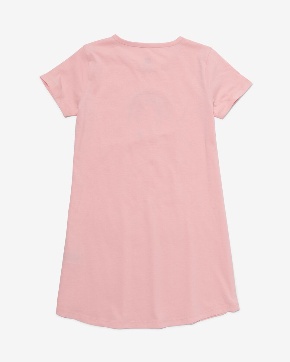 chemise de nuit enfant arc-en-ciel rose pâle rose pâle - 1000030168 - HEMA
