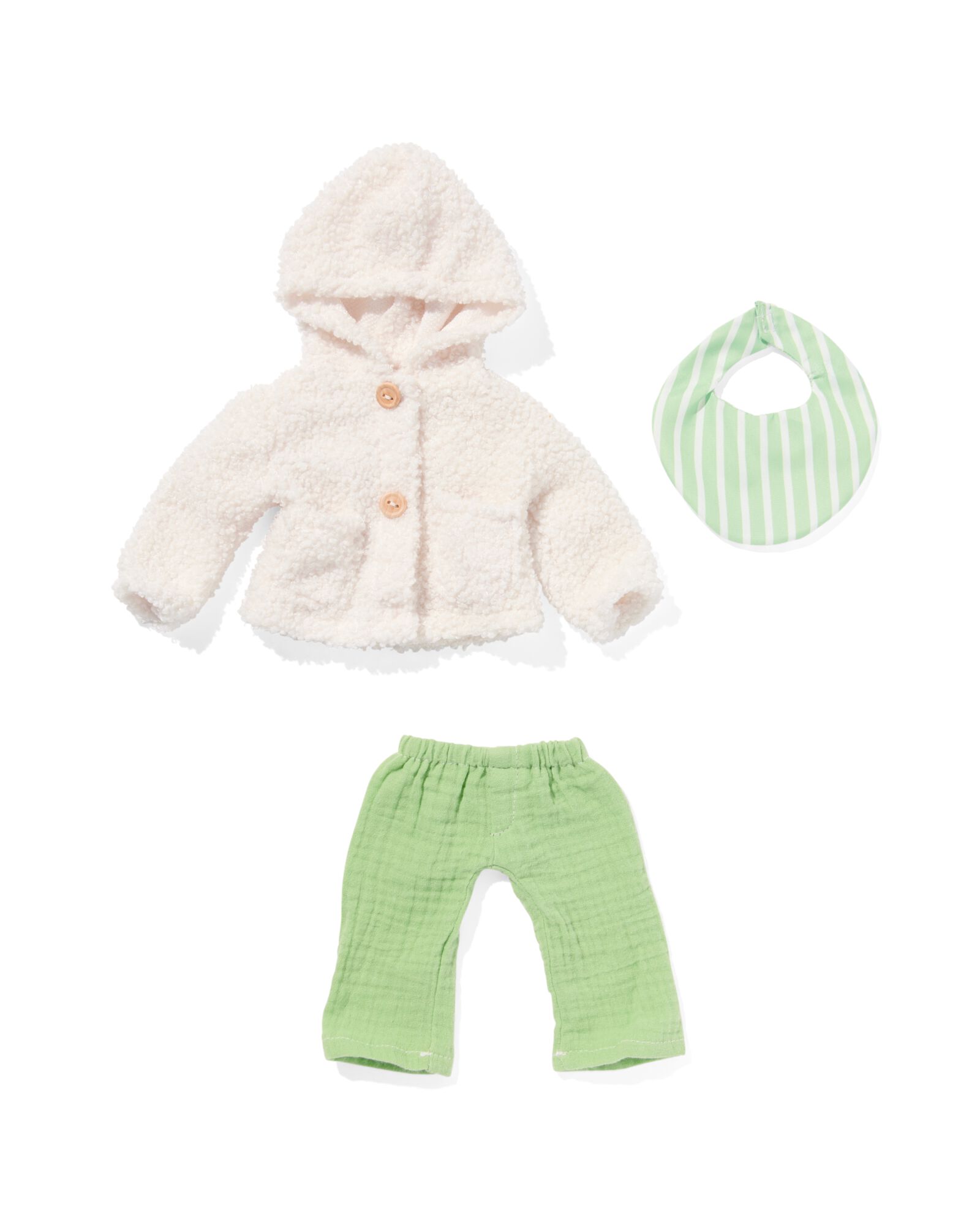 3 v&ecirc;tements de poup&eacute;e - 15150142 - HEMA