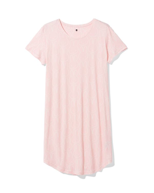 nijntje damesnachthemd Flair jersey lichtroze lichtroze - 23401445LIGHTPINK - HEMA