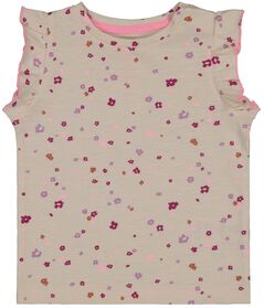 Baby-Shirt, mit Rüschen sandfarben sandfarben - 1000027352 - HEMA