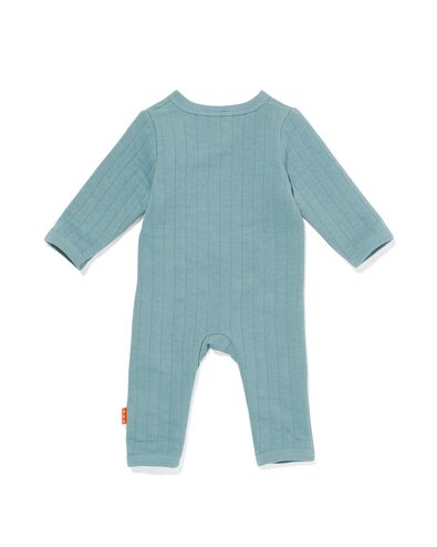 newborn jumpsuit padded blauw 50 - 33468411 - HEMA