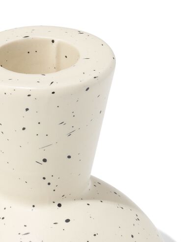 bougeoir 7,8x7,7 cm c&eacute;ramique r&eacute;tro mouchet&eacute; - 13325028 - HEMA