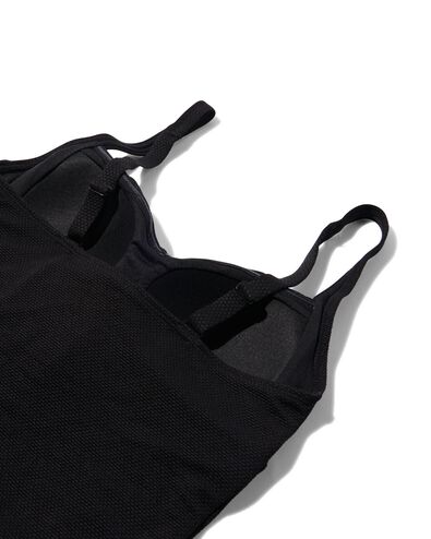 dames tankinitop control zwart zwart - 1000031086 - HEMA