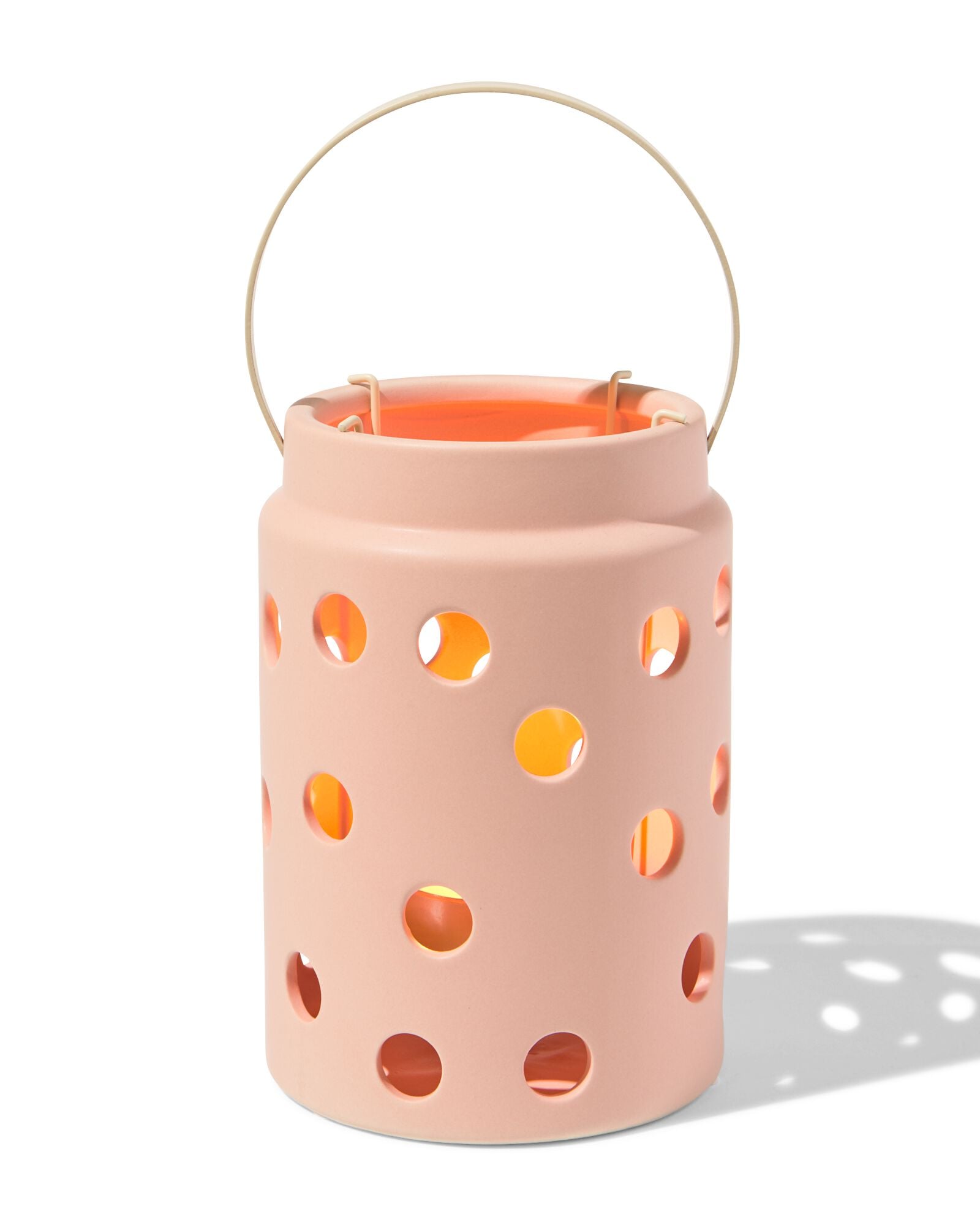 lanterne ⌀13x19cm terracotta - 41800216 - HEMA