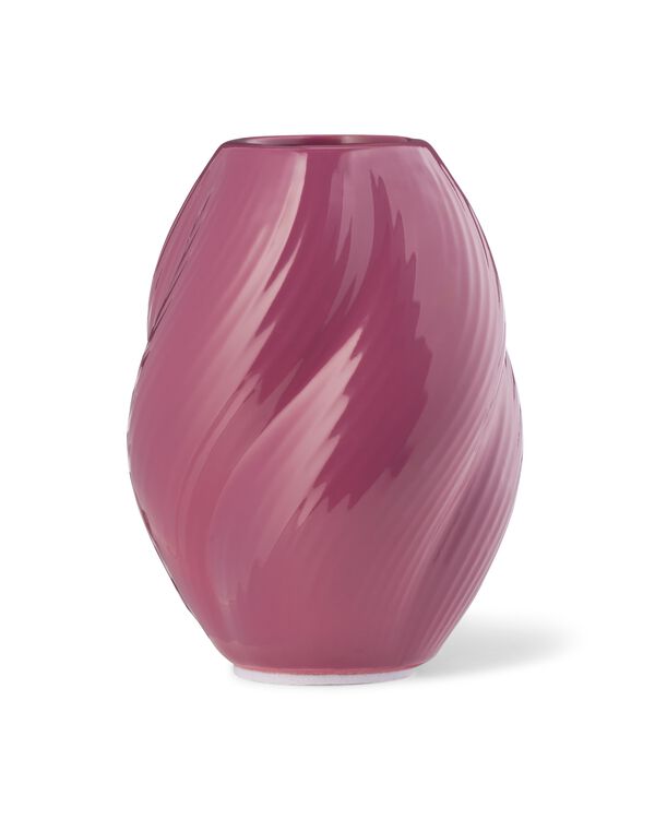 vase pour b&acirc;tonnets parfum&eacute;s ⌀7x10cm c&eacute;ramique twist aubergine - 13507543 - HEMA