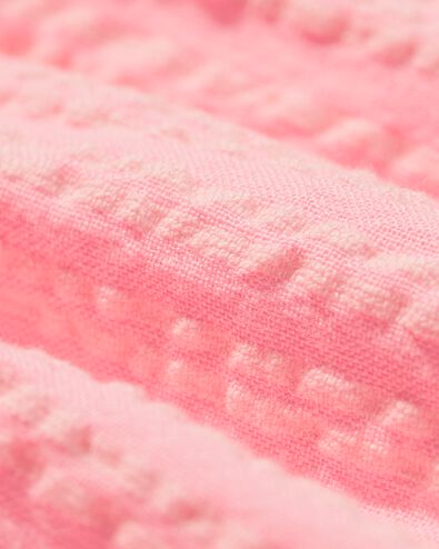 ensemble b&eacute;b&eacute; trap&egrave;ze seersucker rayures rose rose - 33079970PINK - HEMA