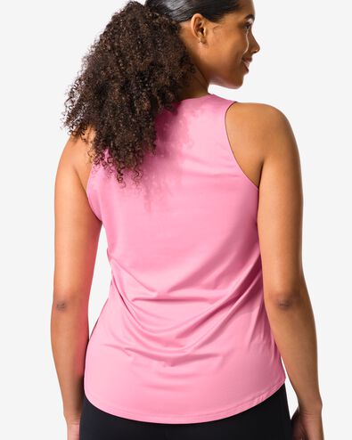 dames sportsinglet loose fit roze roze - 36000517PINK - HEMA