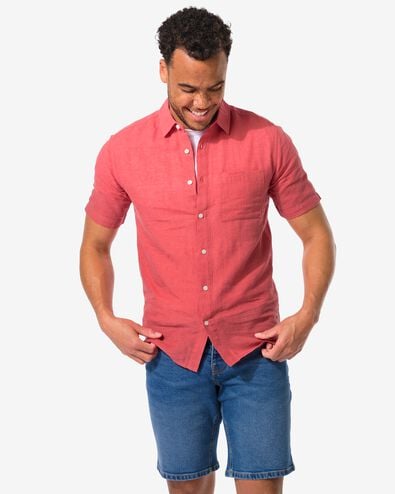 chemise homme Andrea rouge - 2140230RED - HEMA