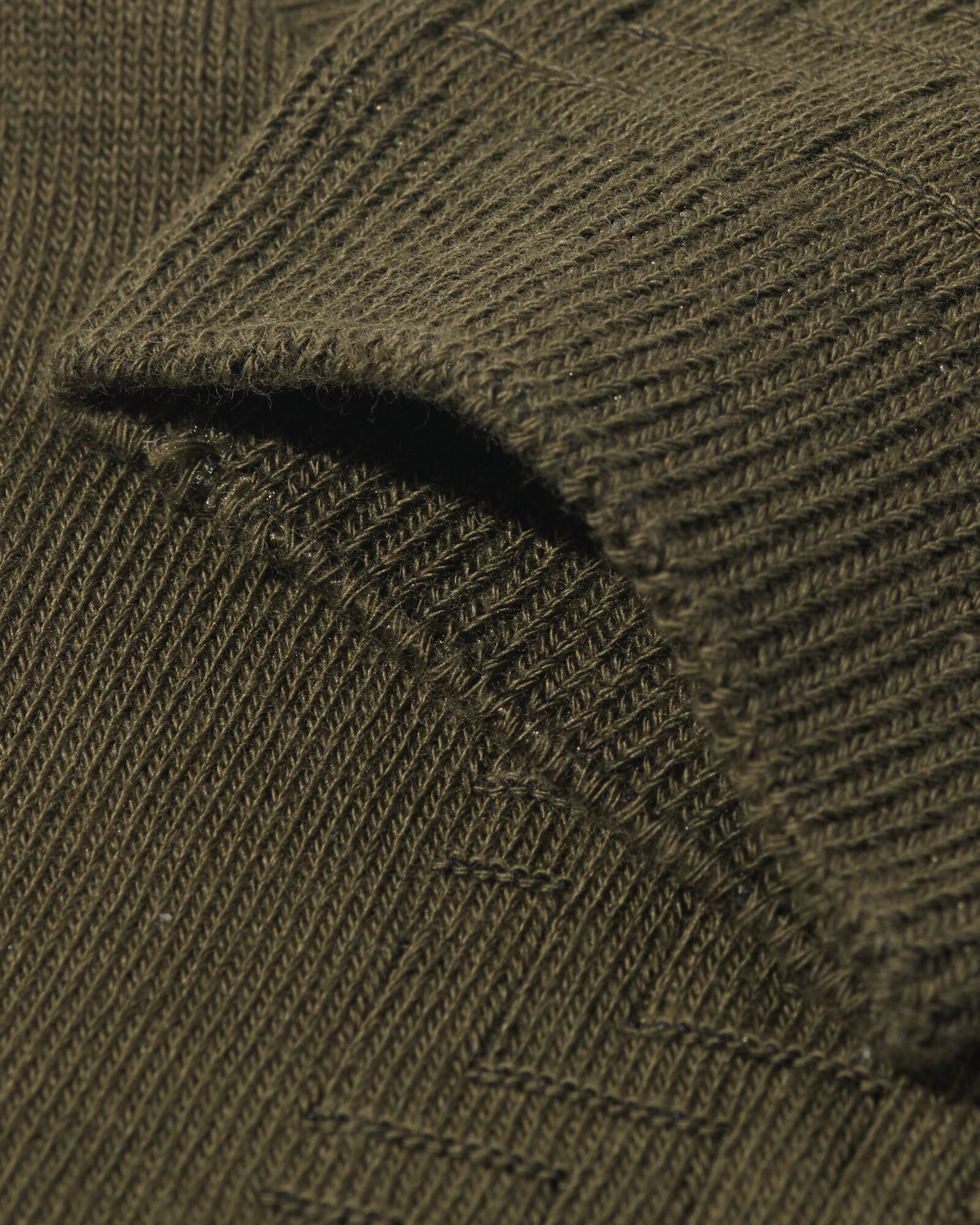 Damensocken, Struktur dunkelgr&uuml;n - 4280745DARKGREEN - HEMA