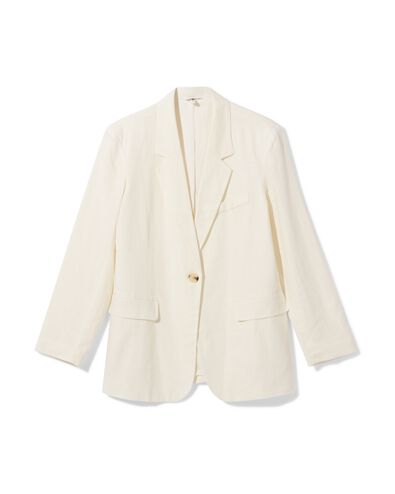 blazer femme Isla blanc blanc - 36208620WHITE - HEMA