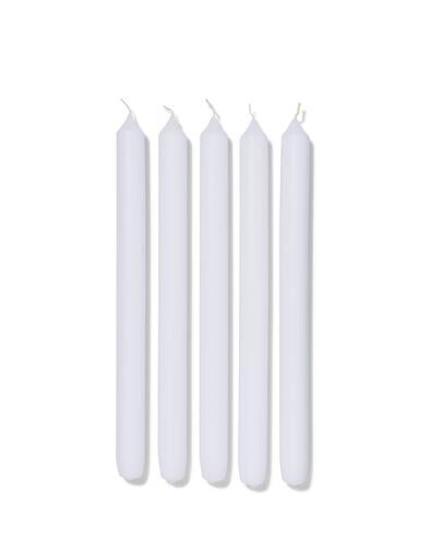 12 bougies longues Ø2.2x29 blanc - 13503050 - HEMA