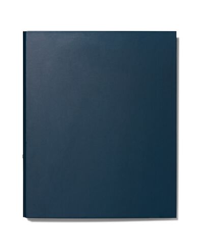 classeur 2 anneaux bleu foncé - 14501523 - HEMA