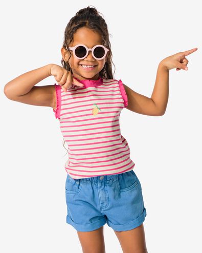 Kinderunterhemd Limette rosa - 30857706PINK - HEMA