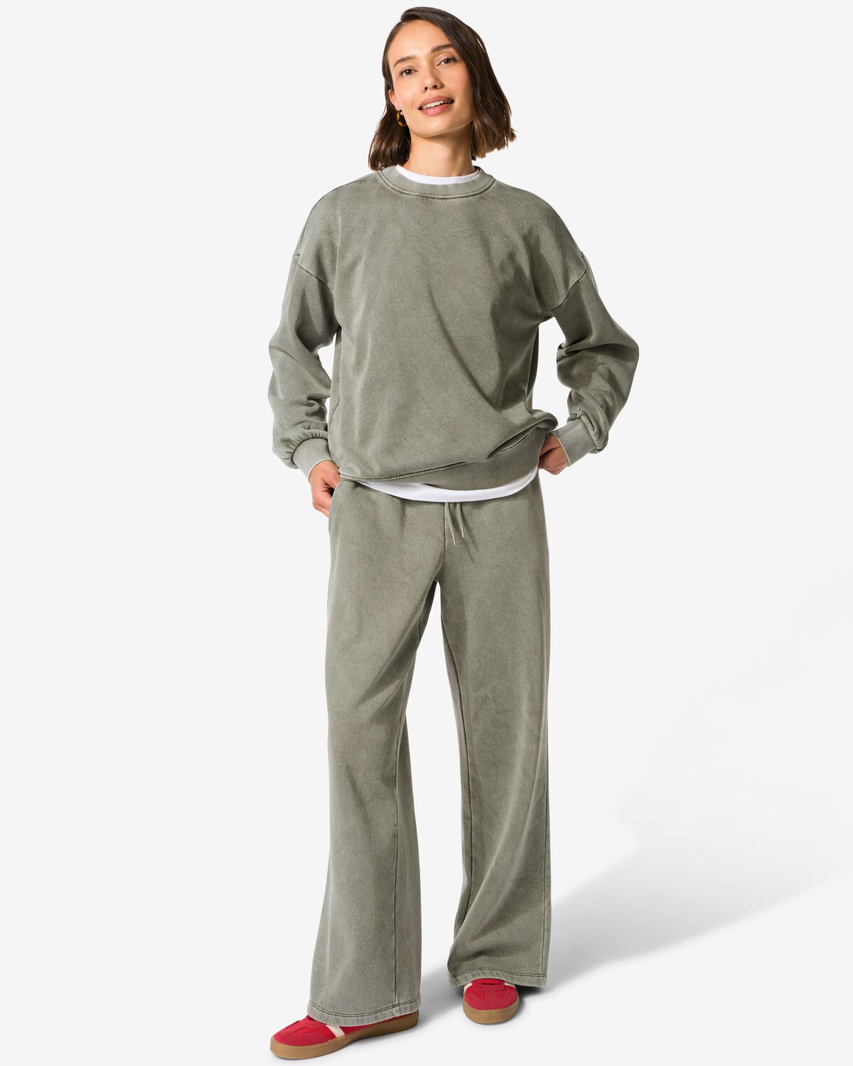 ensemble de salon pour femme Esm&eacute;e vert - 202023.0 - HEMA