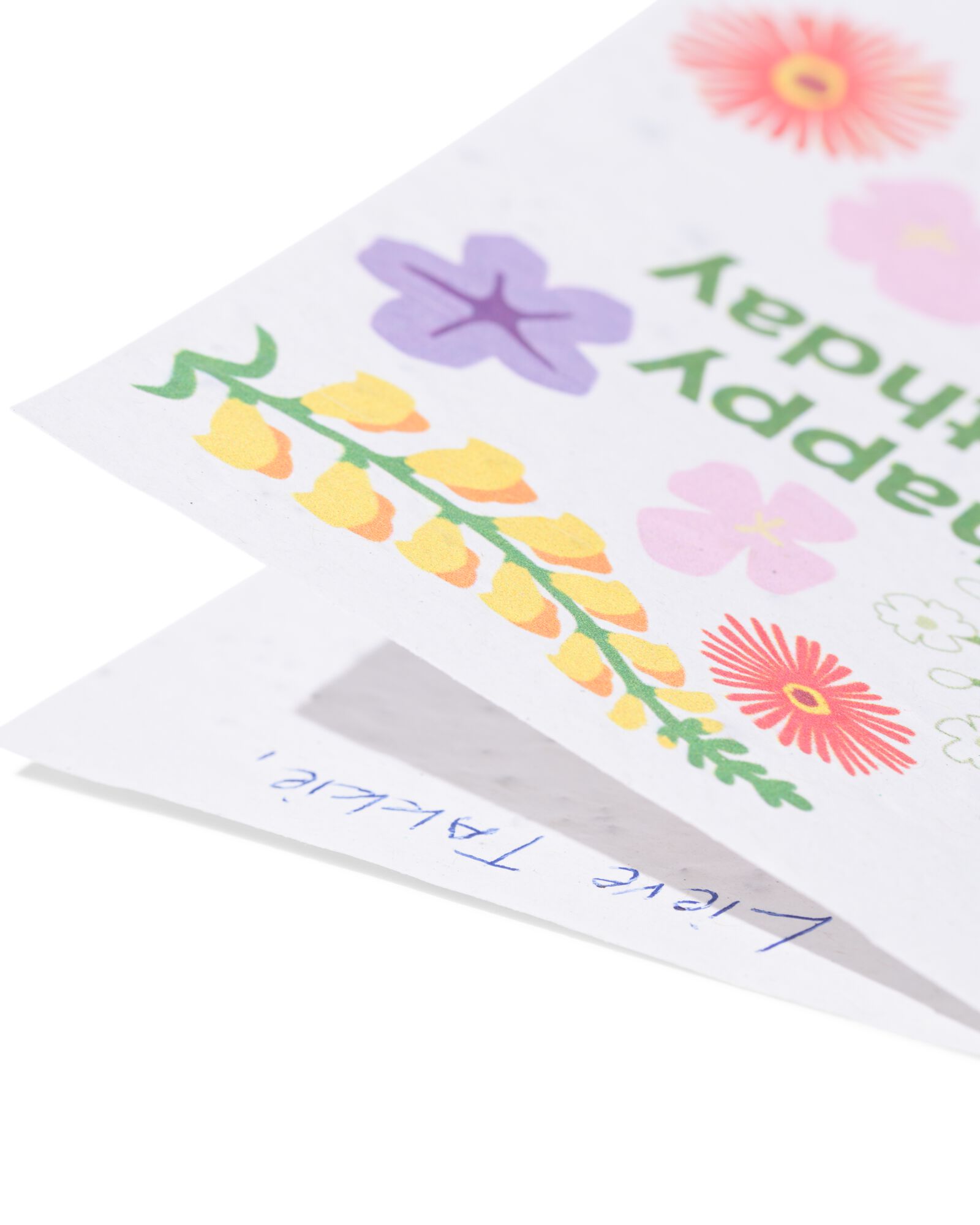 carte de v&oelig;ux "happy bday" avec graines - 41800630 - HEMA