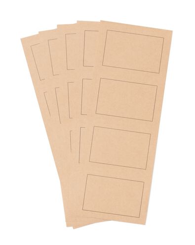 etiketten - 20 stuks - 14501239 - HEMA