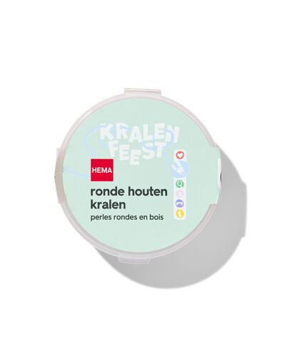 Perlenmischung Holz eckig - 15900390 - HEMA