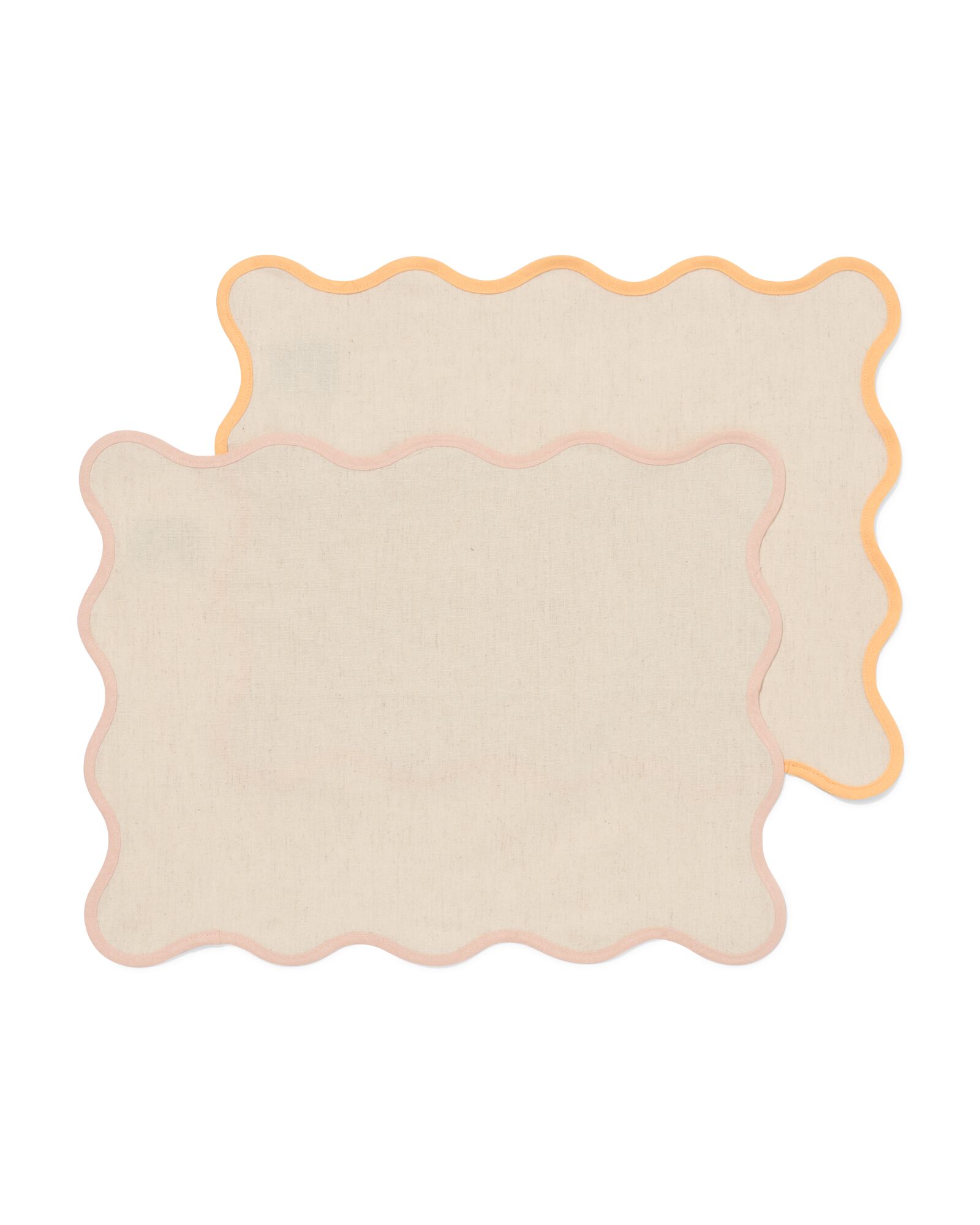 set de table 35 x 45 cm coton ondul&eacute; - Lot de 2 - 41800281 - HEMA