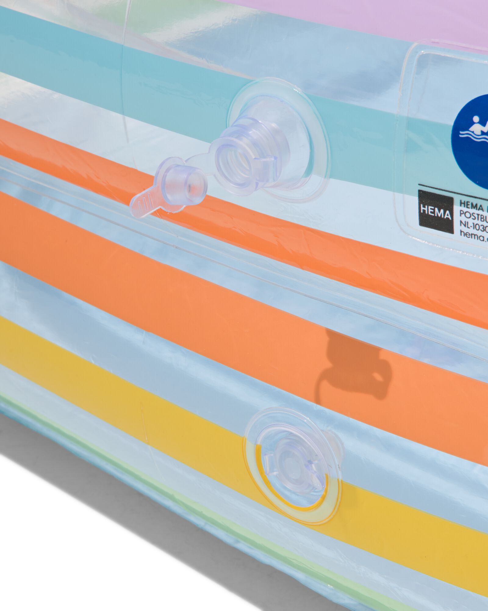 piscine famille rayures 207x126x46 - 15840114 - HEMA