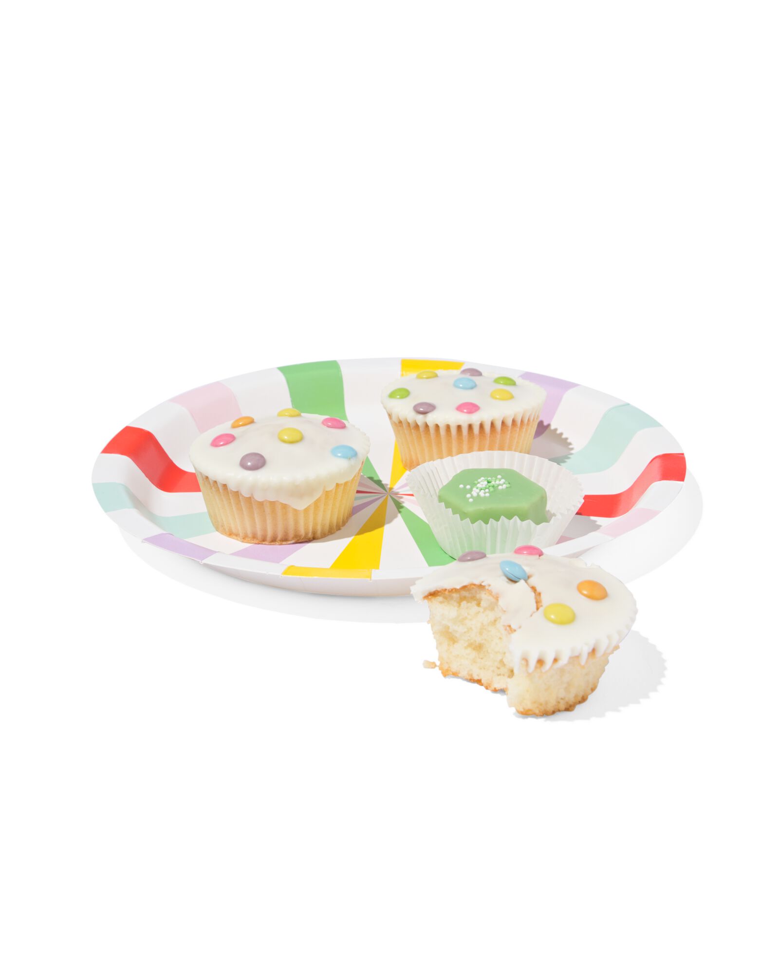 papieren bordjes groot 8 stuks  - 14250081 - HEMA