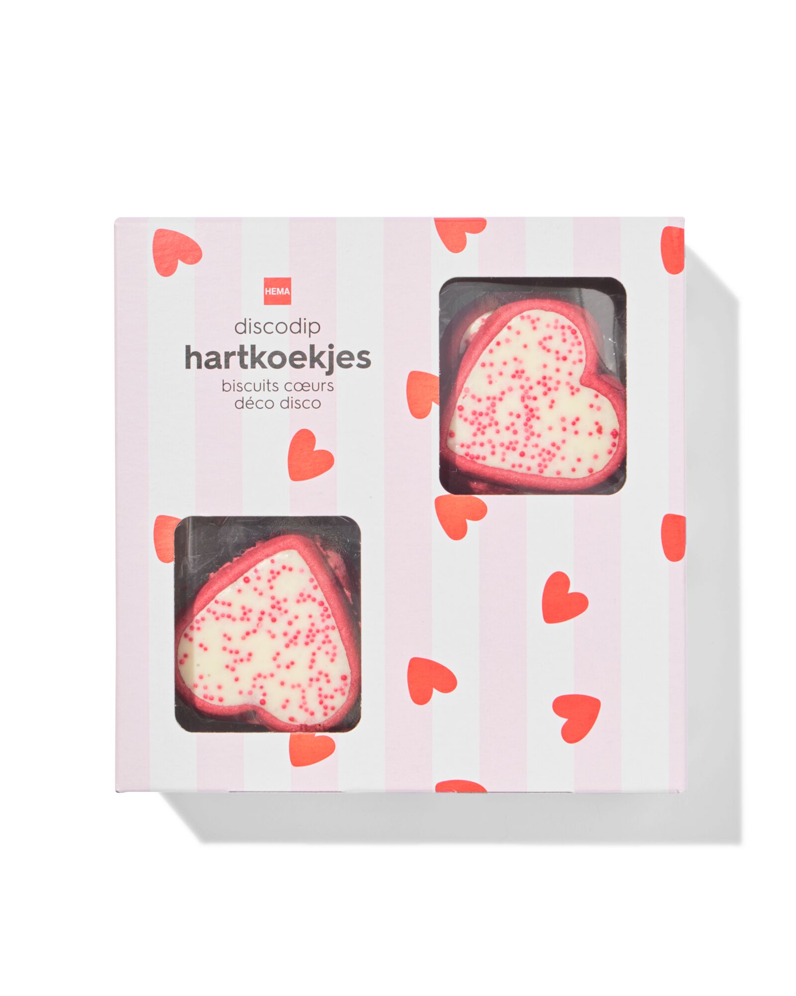 biscuits c&oelig;ur discodip 155 g - 24162604 - HEMA