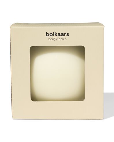 bougie boule &Oslash;14,5cm ivoire - 13506139 - HEMA