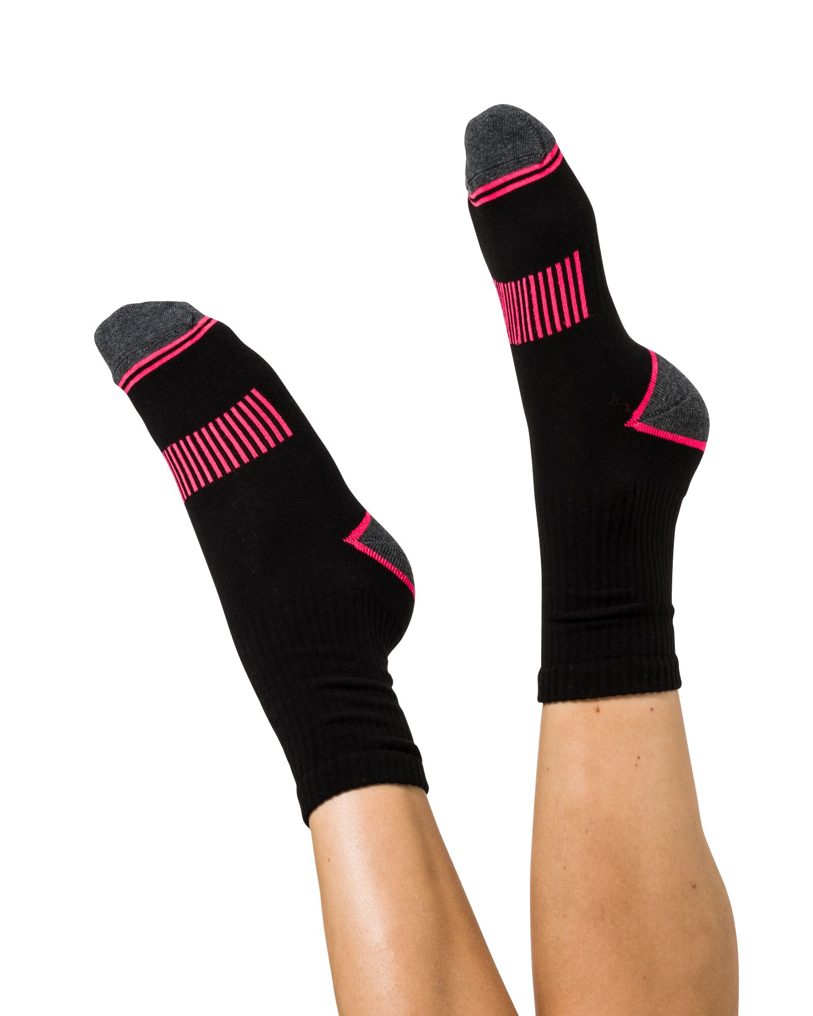 2er-Pack Wandersocken schwarz - 1000023740 - HEMA