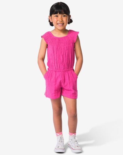 combinaison enfants jersey rose fonc&eacute; rose fonc&eacute; - 30847147DARKPINK - HEMA