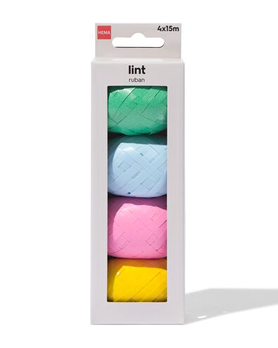 lint 15m plastic confetti - 4 stuks - 14700608 - HEMA