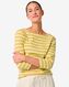 Damen-Shirt Cara, U-Boot-Ausschnitt, Streifen olivgrün S - 36365086 - HEMA