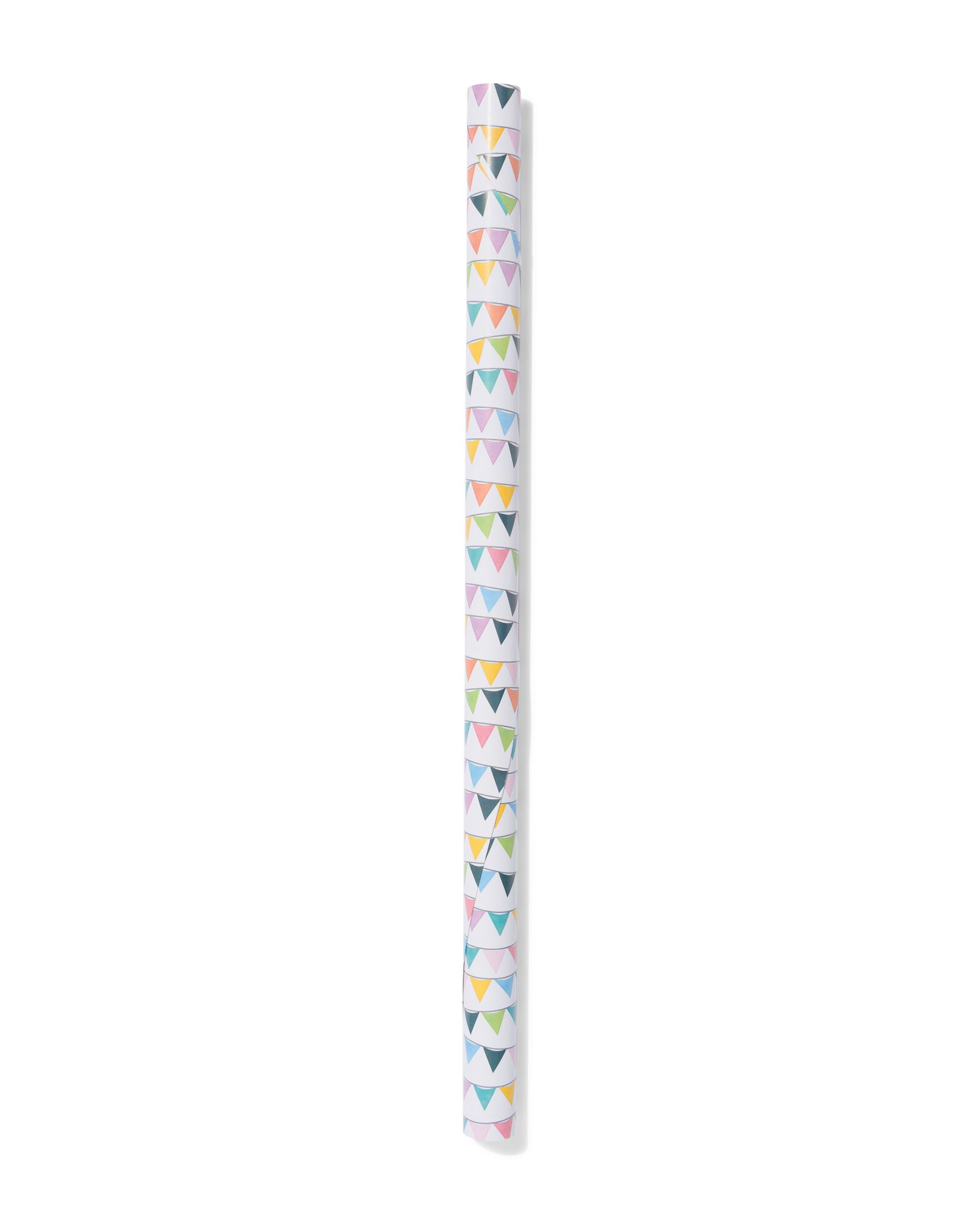 papier cadeau 200x70cm ligne de fanions - 14701190 - HEMA