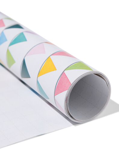 papier cadeau 200x70cm ligne de fanions - 14701190 - HEMA