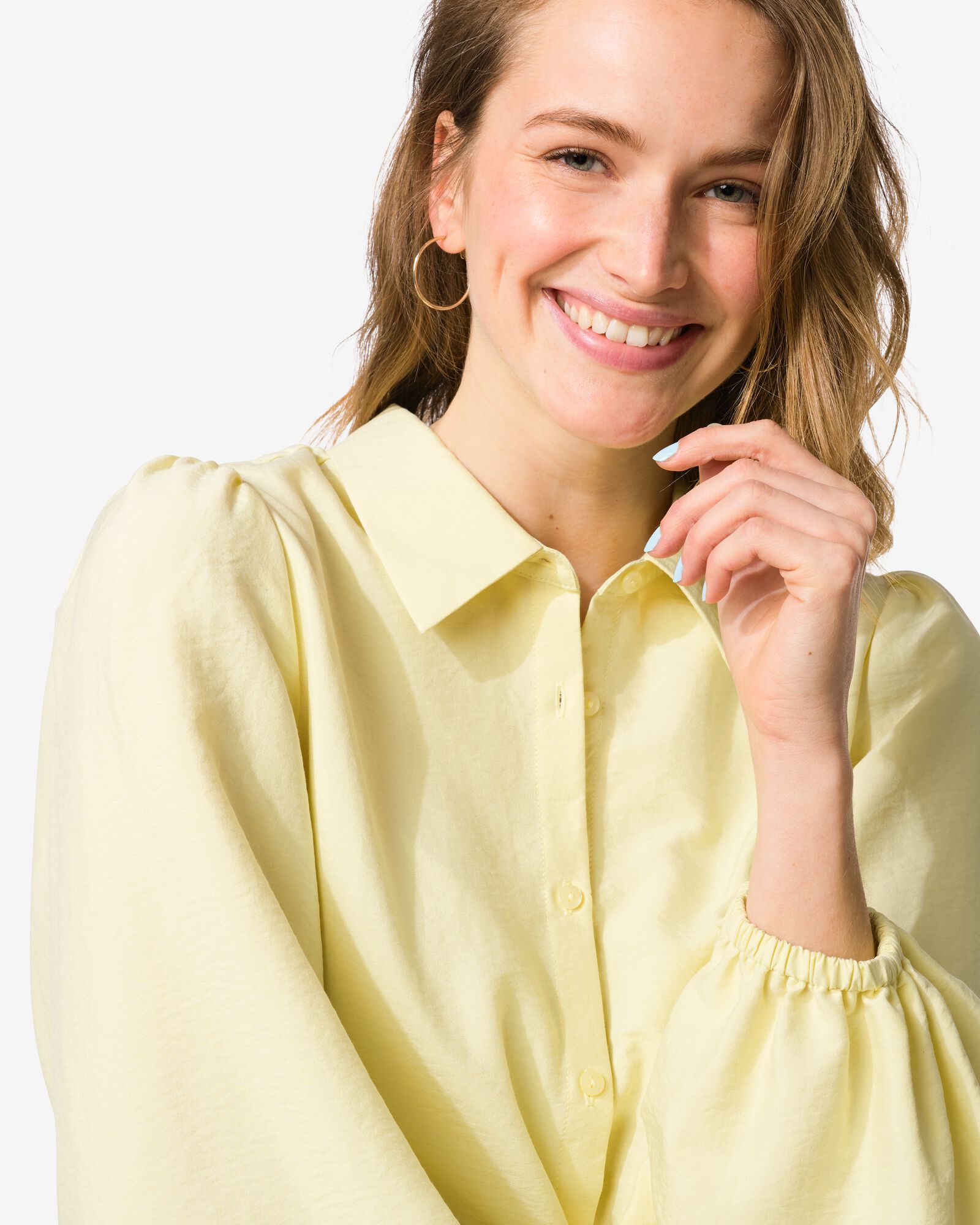 Damenbluse Day gelb gelb - 36207460YELLOW - HEMA