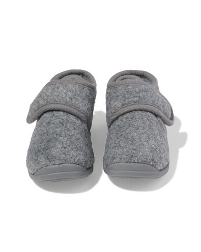chaussons feutrine enfant  gris gris - 18400080GREY - HEMA