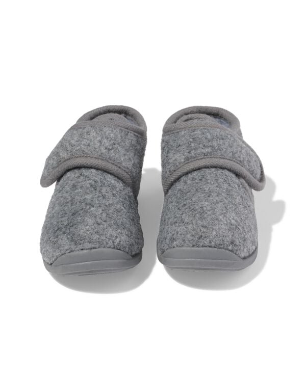 chaussons feutrine enfant  gris gris - 18400080GREY - HEMA