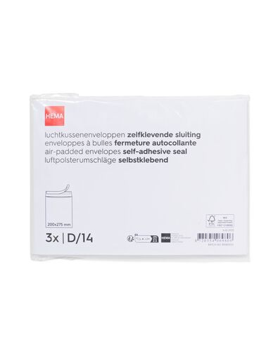 3er-Pack Luftpolsterumschl&auml;ge, D14 - 14102920 - HEMA