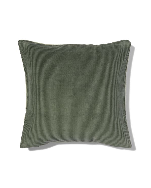 Kissenbezug, grün, Cord, 40 x 40 cm - 7323010 - HEMA