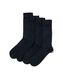 4er-Pack Herren-Socken dunkelblau 43/46 - 4140097 - HEMA