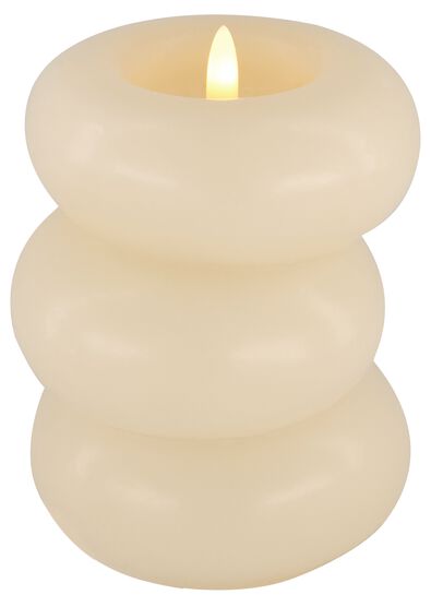 bougie LED Ø10x12.5 ivoire - 13550025 - HEMA