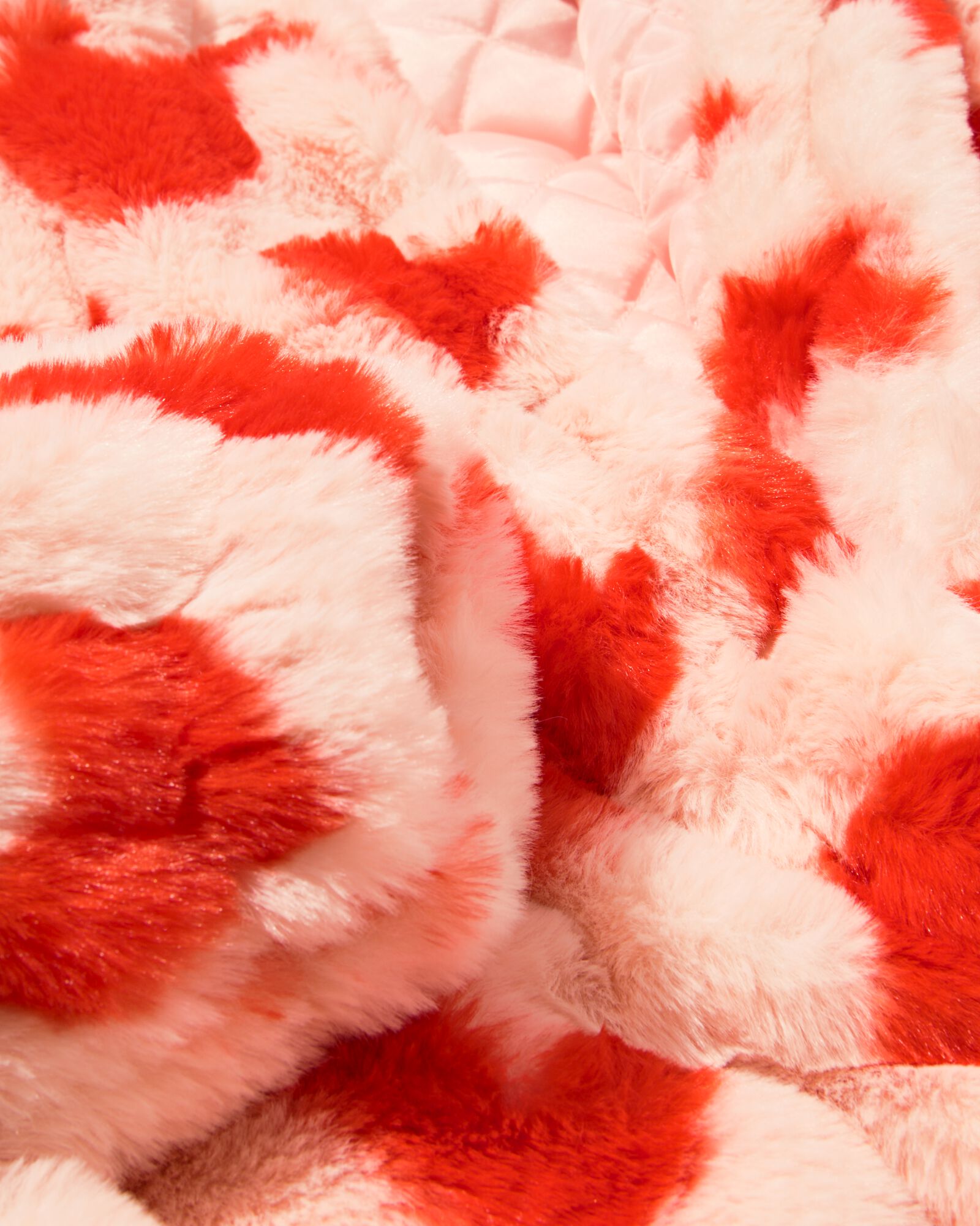 manteau enfant teddy cœurs rose rose - 30852944PINK - HEMA