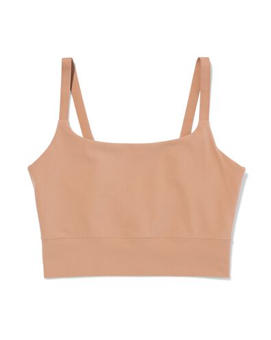 haut non pr&eacute;form&eacute; sans armatures - ultimate comfort marron clair marron clair - 21805590LIGHTBROWN - HEMA