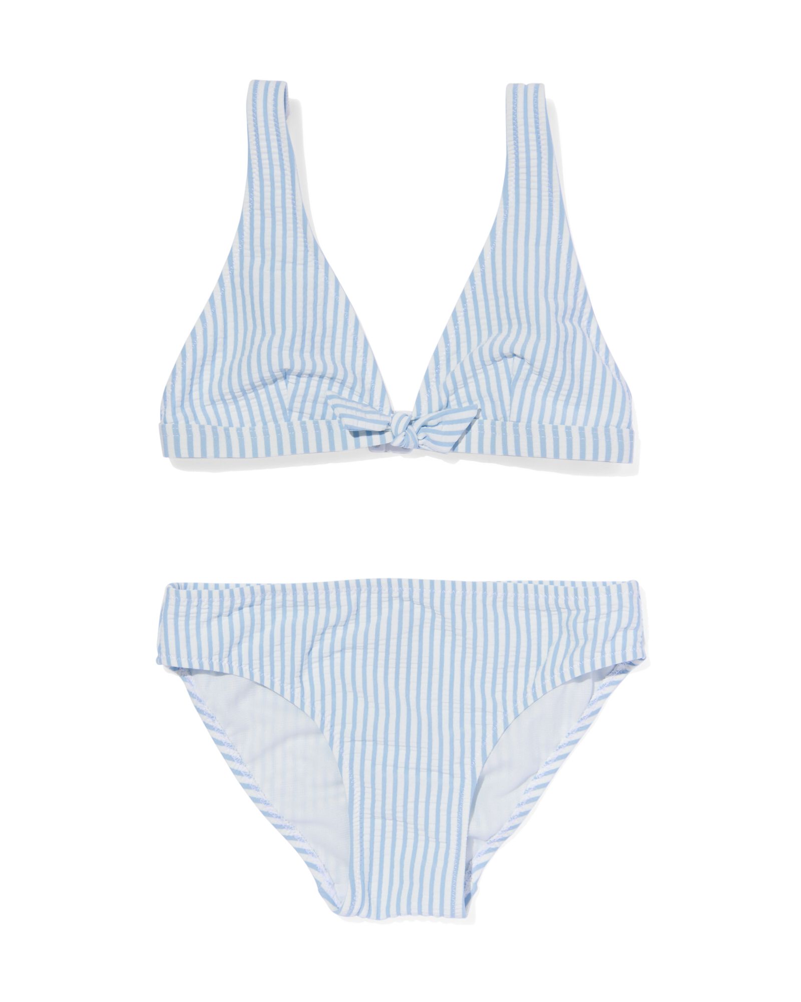 hema bikini enfant avec rayures bleu clair (bleu clair)