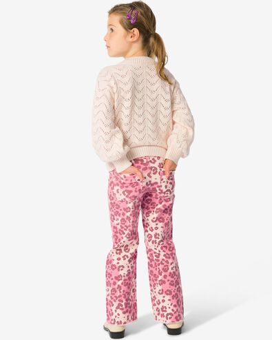 jean enfant large animaux rose rose - 30838404PINK - HEMA