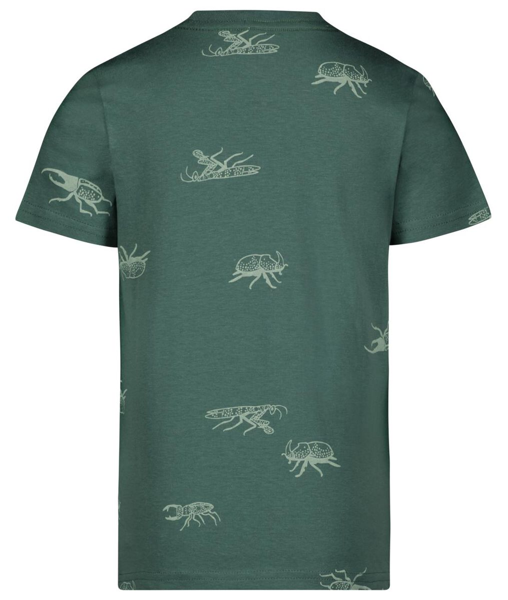 kinder t-shirt insecten groen - 1000026901 - HEMA