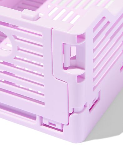 caisse pliable à lettres recyclée XS lilas lilas XS  13 x 18 x 8 - 39810400 - HEMA