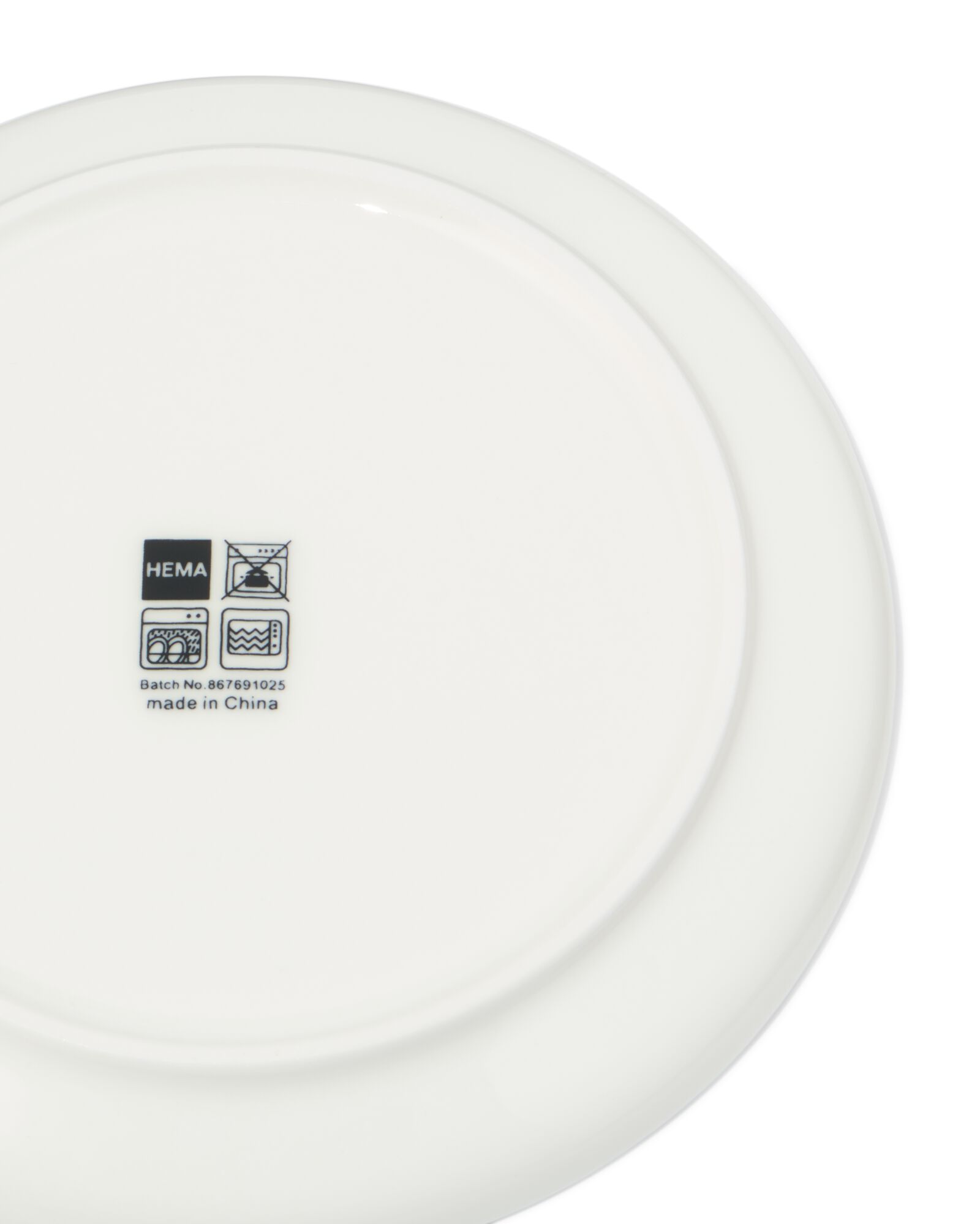 Kuchenteller ⌀ 16,5 cm, Knap, New Bone, Wei&szlig; - 9650310 - HEMA