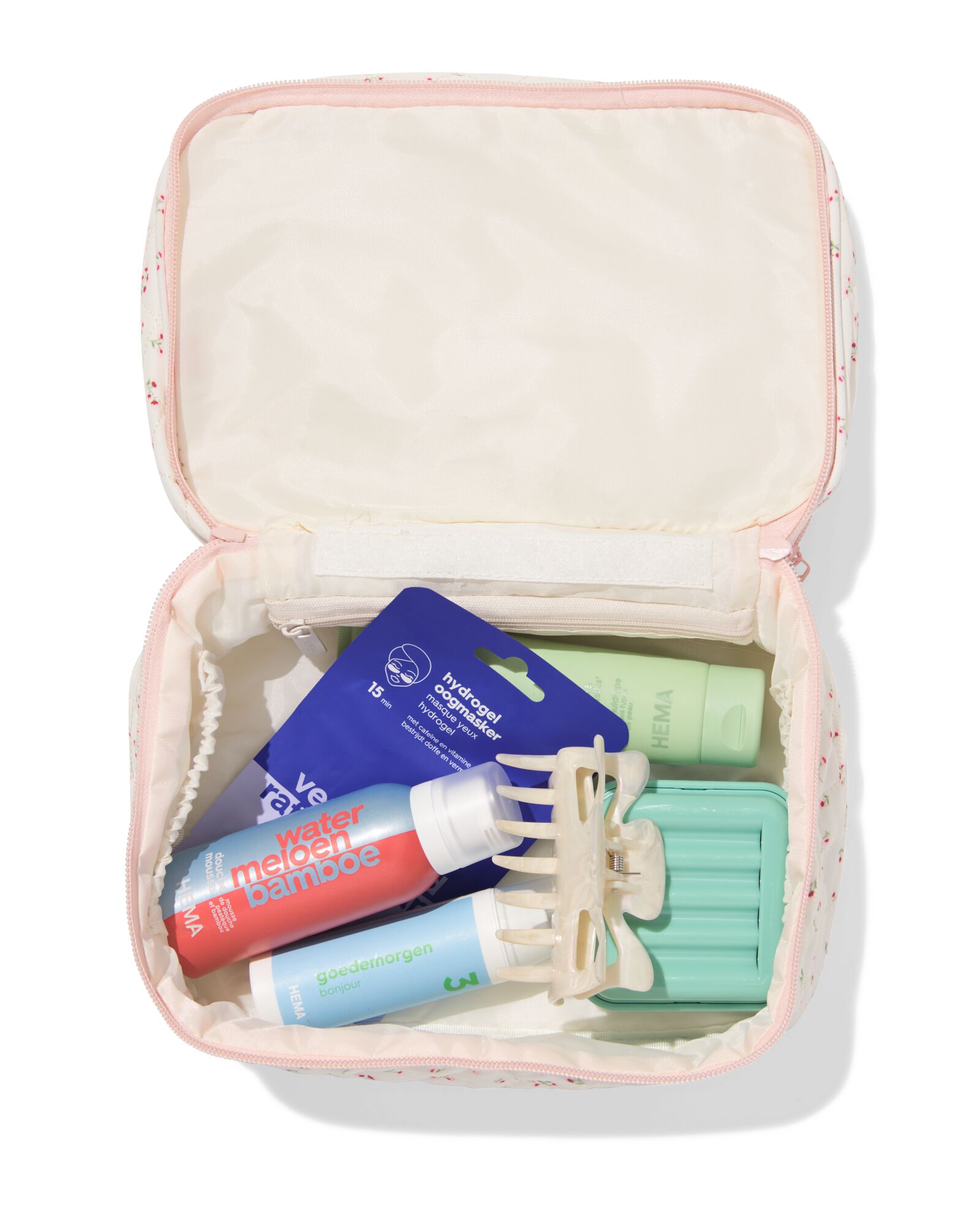 trousse de beaut&eacute; 25x17cm fleurs - 11890743 - HEMA