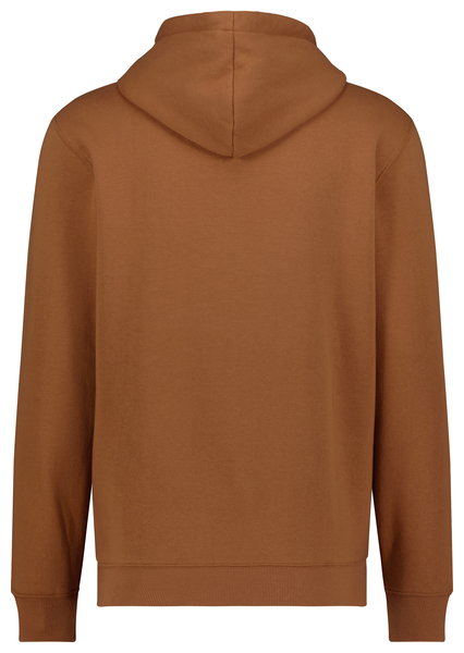 heren capuchonsweater bruin - 1000028509 - HEMA