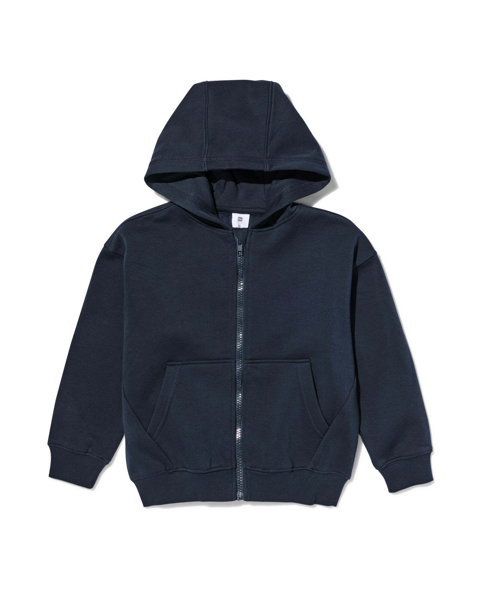 gilet sweat enfant bleu fonc&eacute; - 30795055DARKBLUE - HEMA